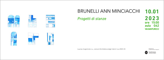 Lecture di BRUNELLI ANN MINCIACCHI: "Progetti di stanze"