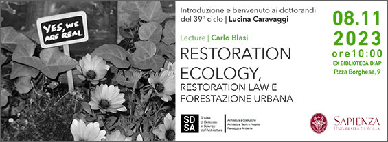 LECTURE | RESTORATION ECOLOGY