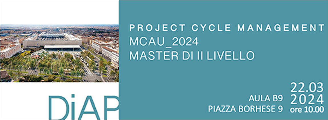  Master II Livello MCAU | Management Della Complessità Architettonica 