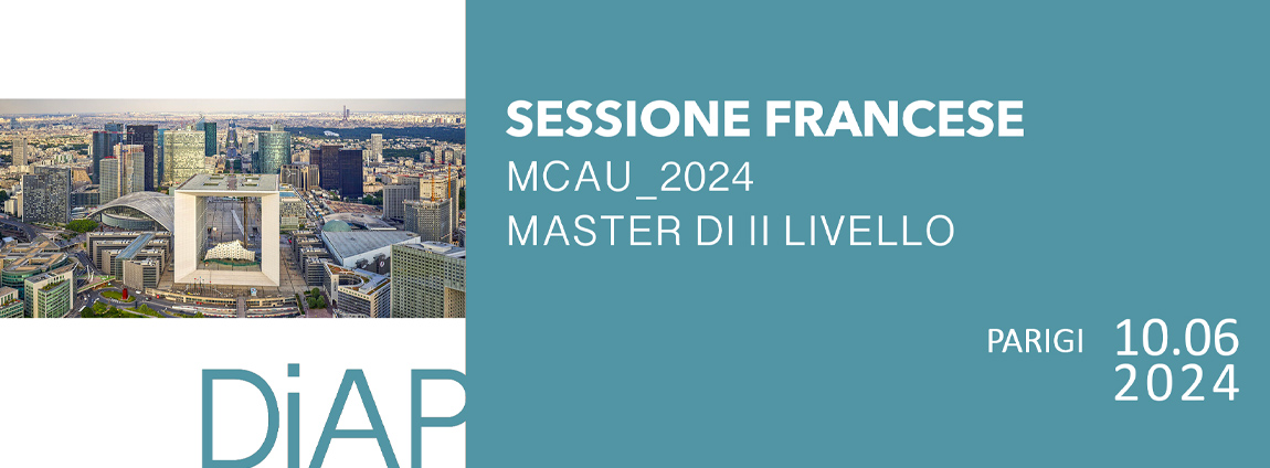 SESSIONE FRANCESE MASTER MCAU