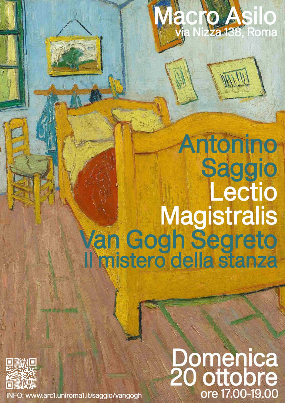Lectio Magistralis Saggio "Van Gogh segreto. il mistero della stanza"
