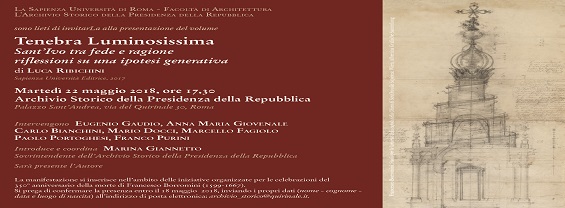 "Tenebra Luminosissima - Sant’Ivo tra fede e ragione" di Luca Ribichini