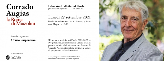 Corrado Augias. La Roma di Mussolini