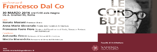 Conferenza Architettura Dal Co