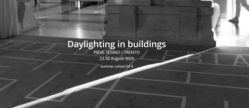 NLITED Summer School 2025 – Daylighting In Buildings