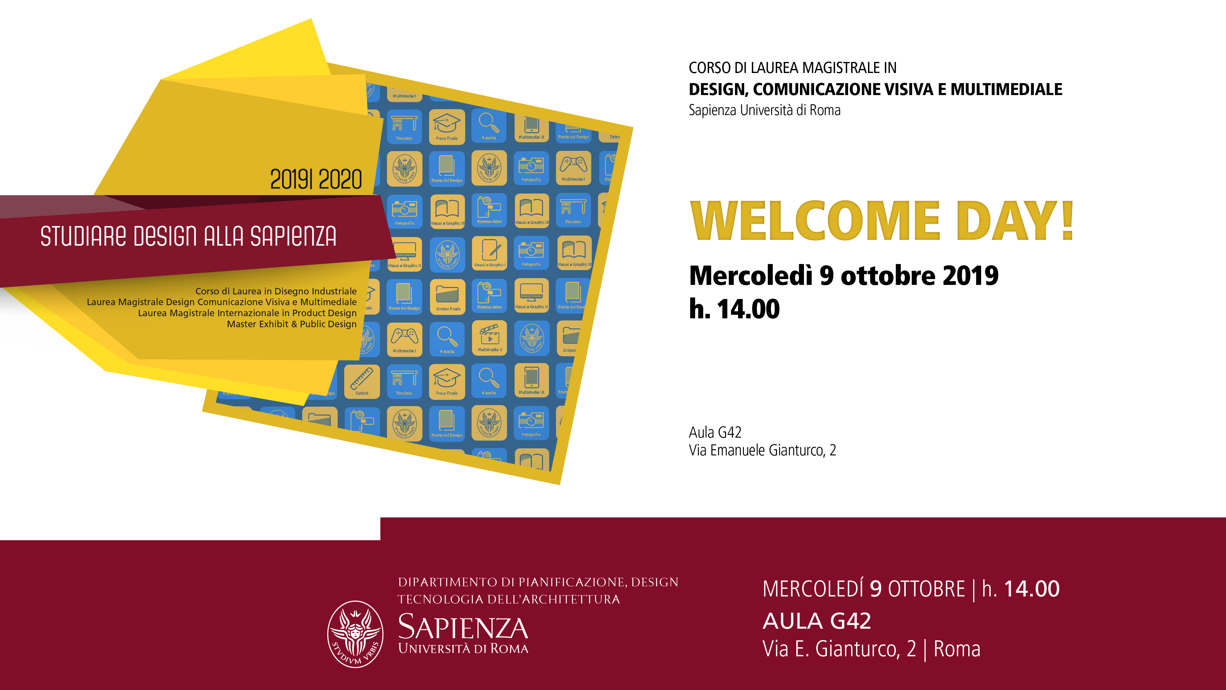 Welcome day - Design comunicazione visiva e multimediale