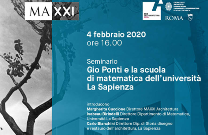 Gio Ponti e la scuola di matematica dell'università La Sapienza
