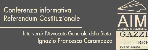Conferenza informativa Referendum