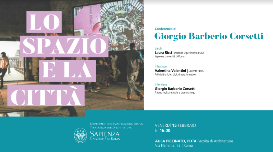 Lo spazio e la città | Conferenza di Giorgio Barbieri Corsetti