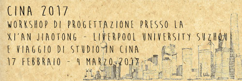 Workshop progettaz. Cina 2016
