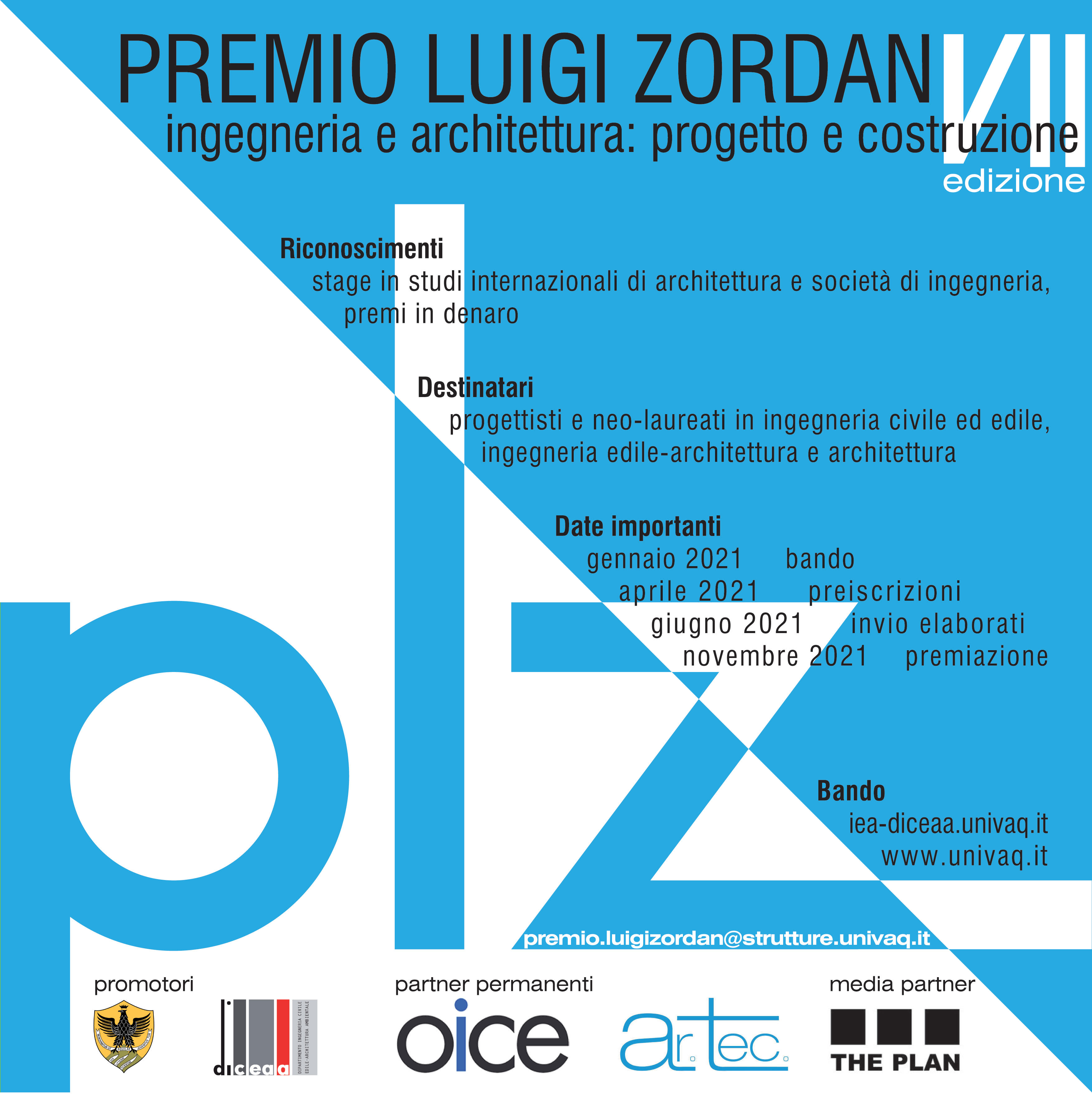 VII Edizione del Premio dedicato a Luigi Zordan