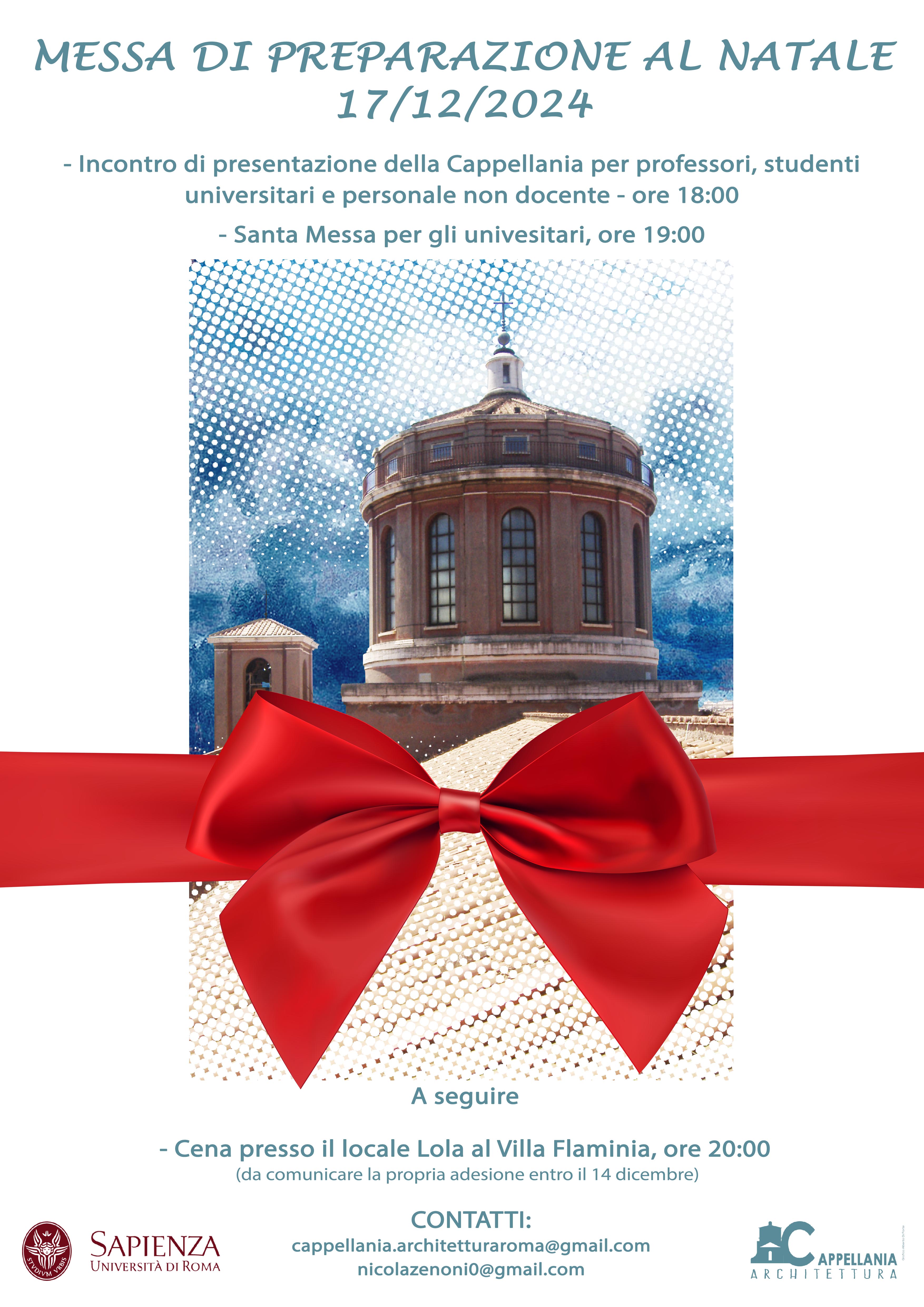 MESSA DI PREPARAZIONE AL NATALE PER GLI UNIVERSITARI