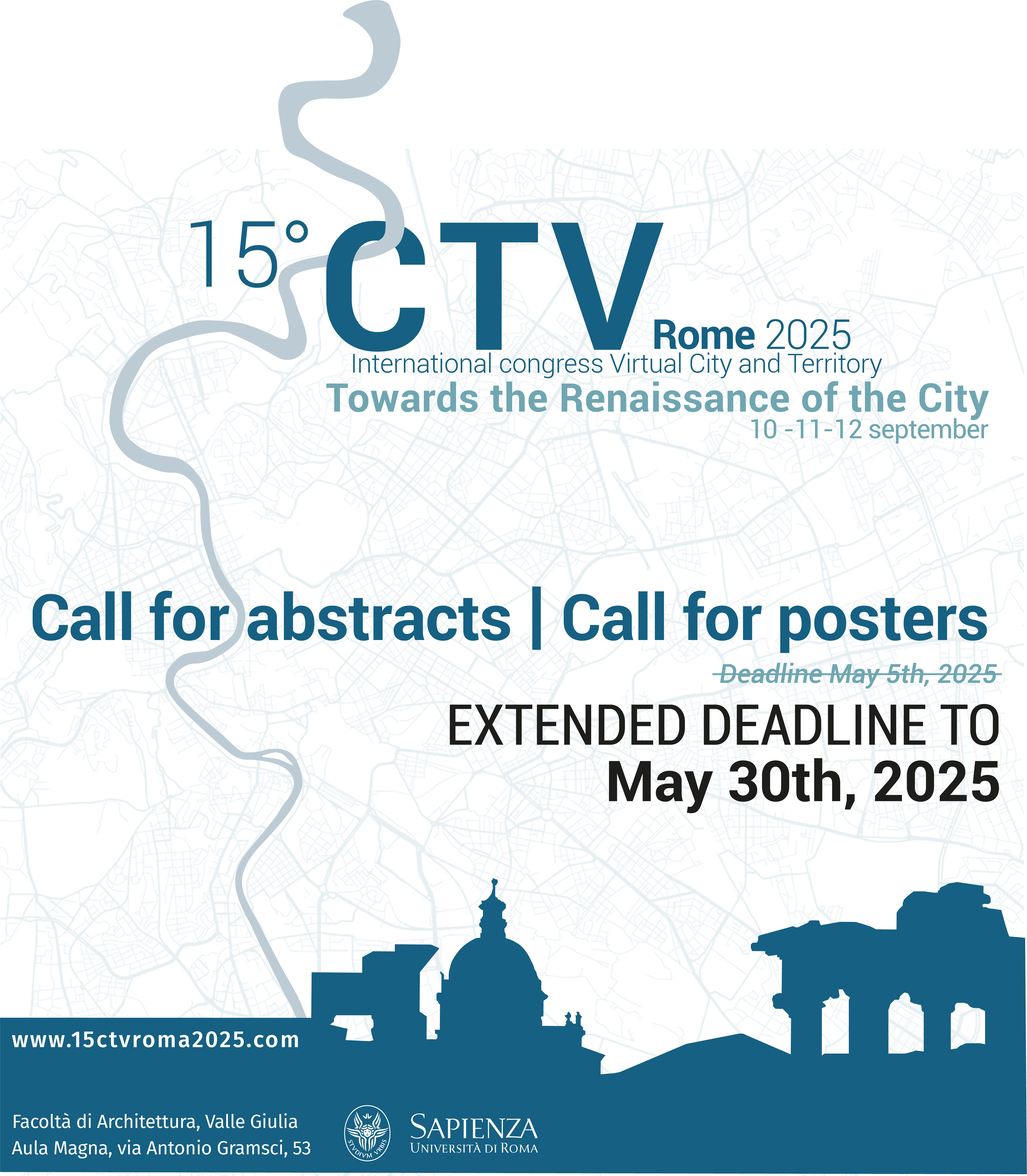 15° CTV ROMA 2025 | DEADLINE EXTENSION