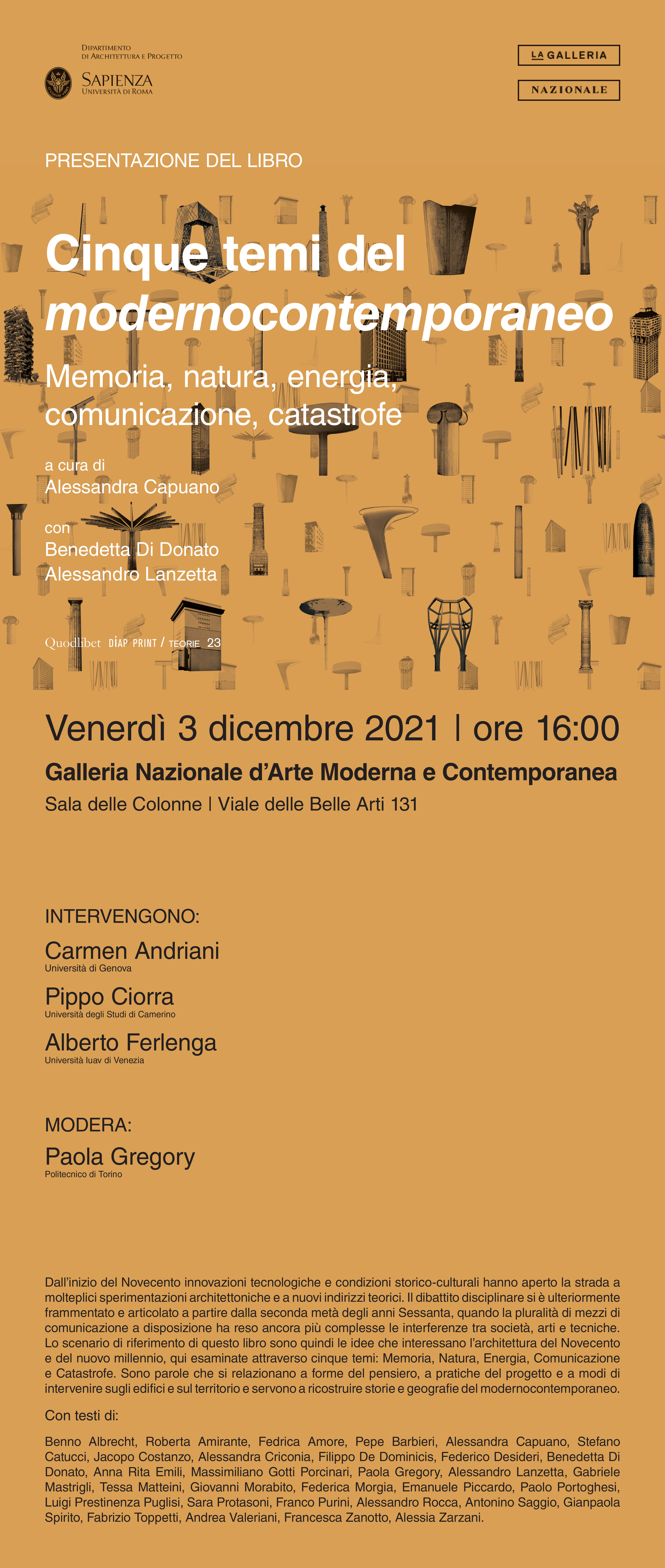 Presentazione del libro Cinque temi del modernocontemporaneo Presentazione del libro Cinque temi del modernocontemporaneo