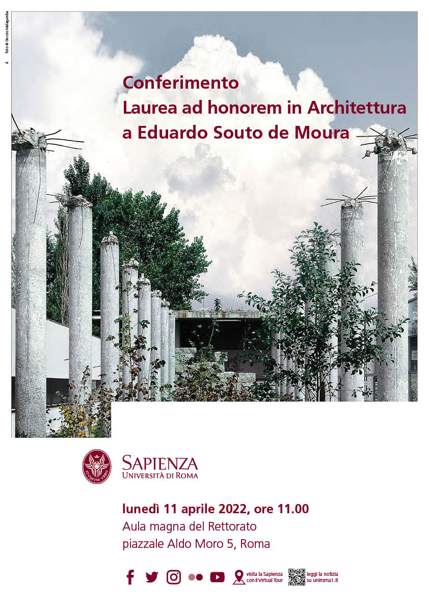 Laurea honorem in Architettura a Eduardo Elísio Machado Souto de Moura Laurea honorem in Architettura a Eduardo Elísio Machado Souto de Moura