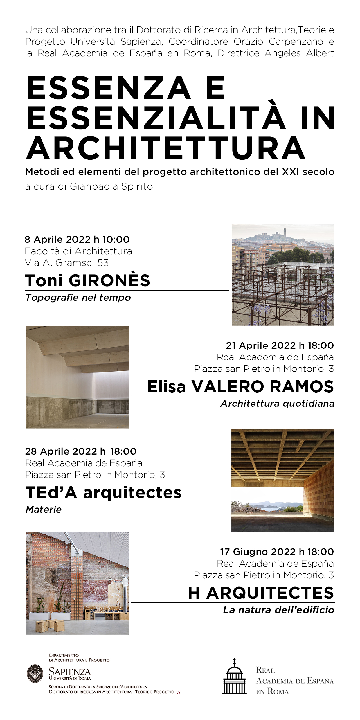 ESSENZA E ESSENZIALITÀ IN ARCHITETTURA ESSENZA E ESSENZIALITÀ IN ARCHITETTURA