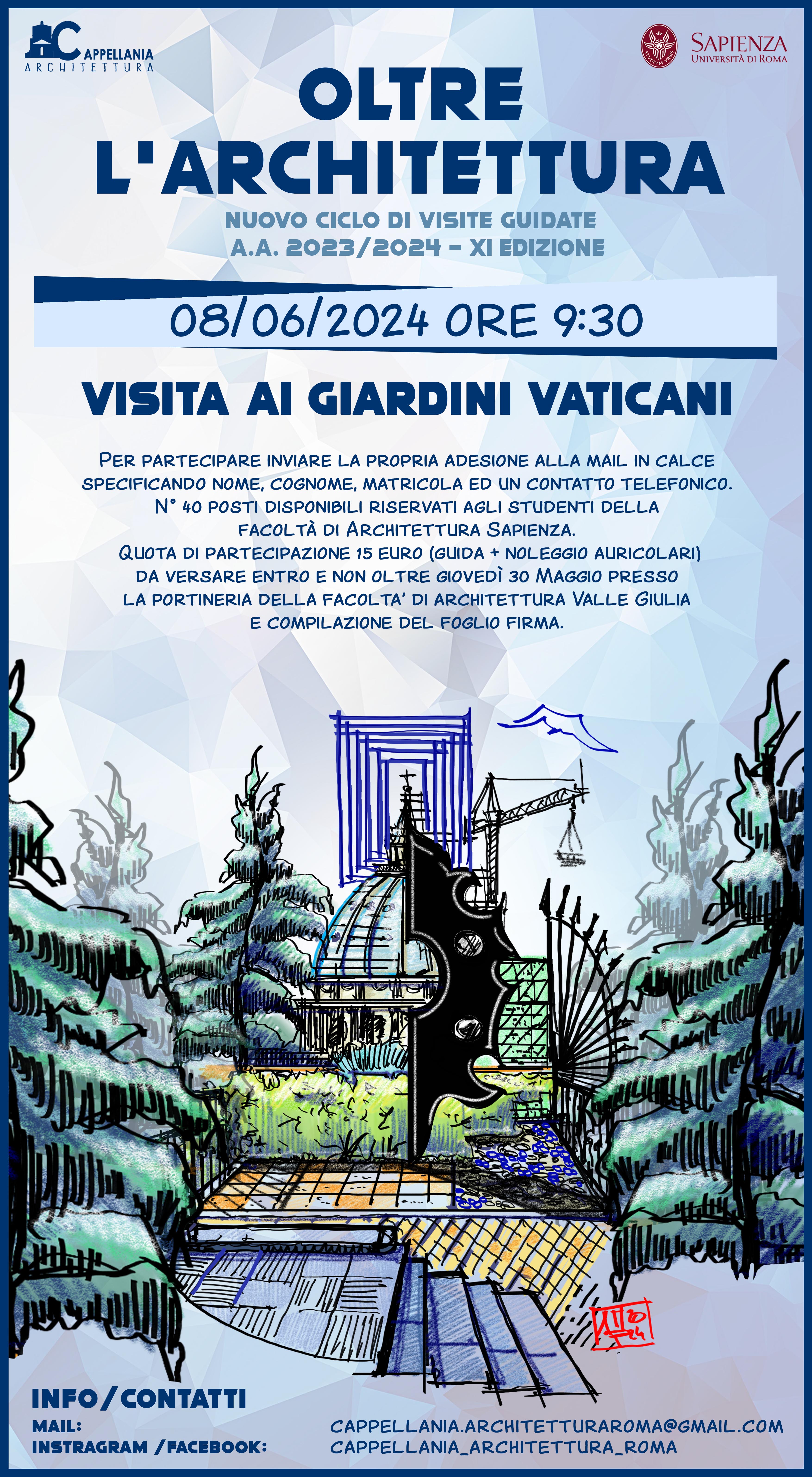 VISITA AI GIARDINI VATICANI