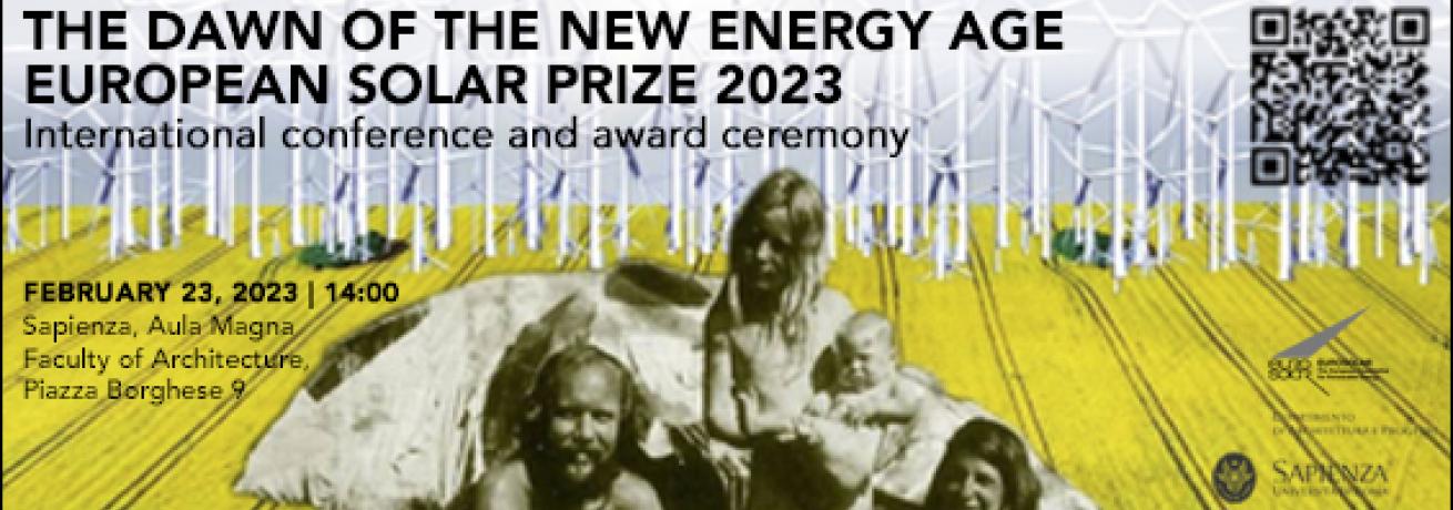 Convegno - The Dawn of the New Energy Age - European Solar Prize 2023