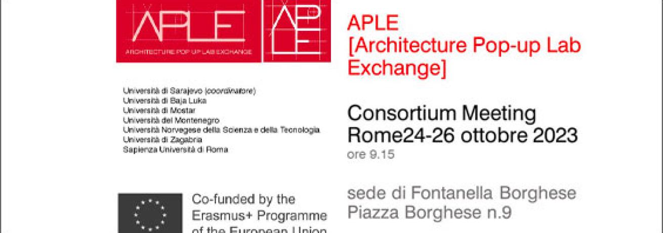 MEETING CONSORZIO PROGETTO EUROPEO
