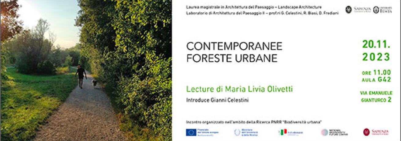 Lecture | CONTEMPORANEE FORESTE URBANE