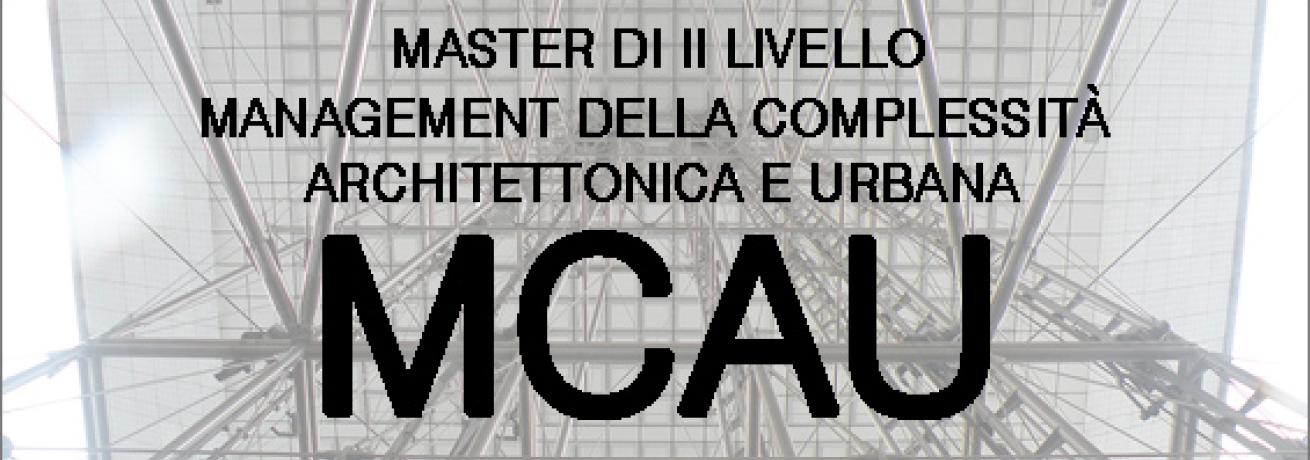 Iscrizioni Master MCAU