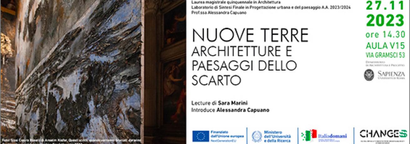 Lecture | NUOVE TERRE. Architetture e paesaggi dello scarto