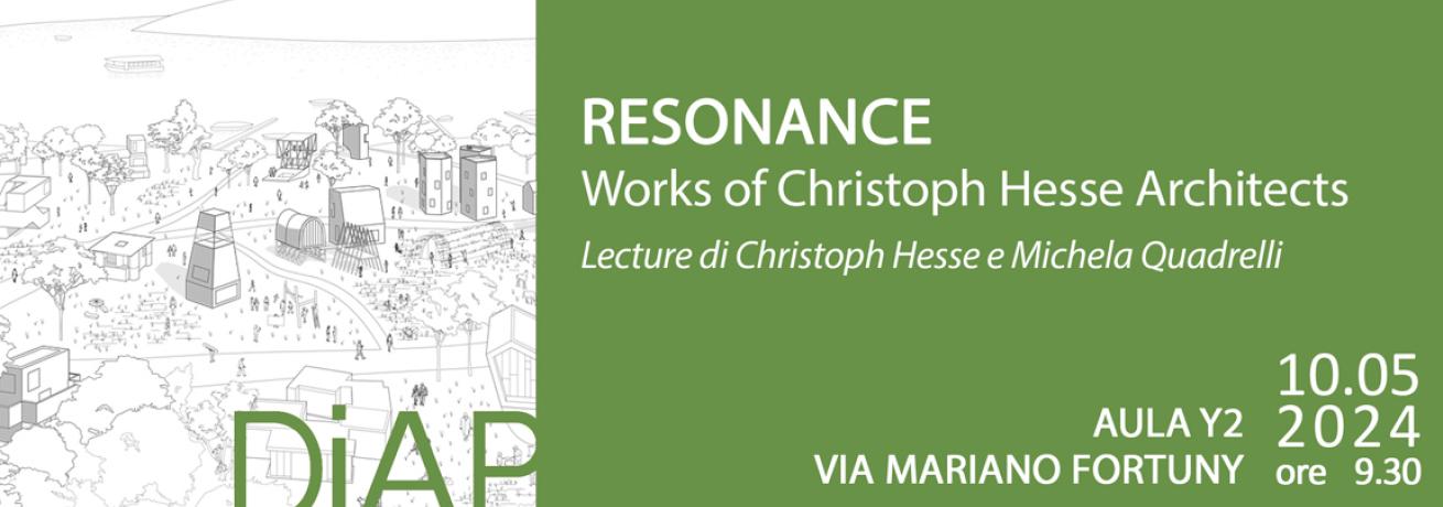 Lecture | Resonance. Works Of Christoph Hesse Architects