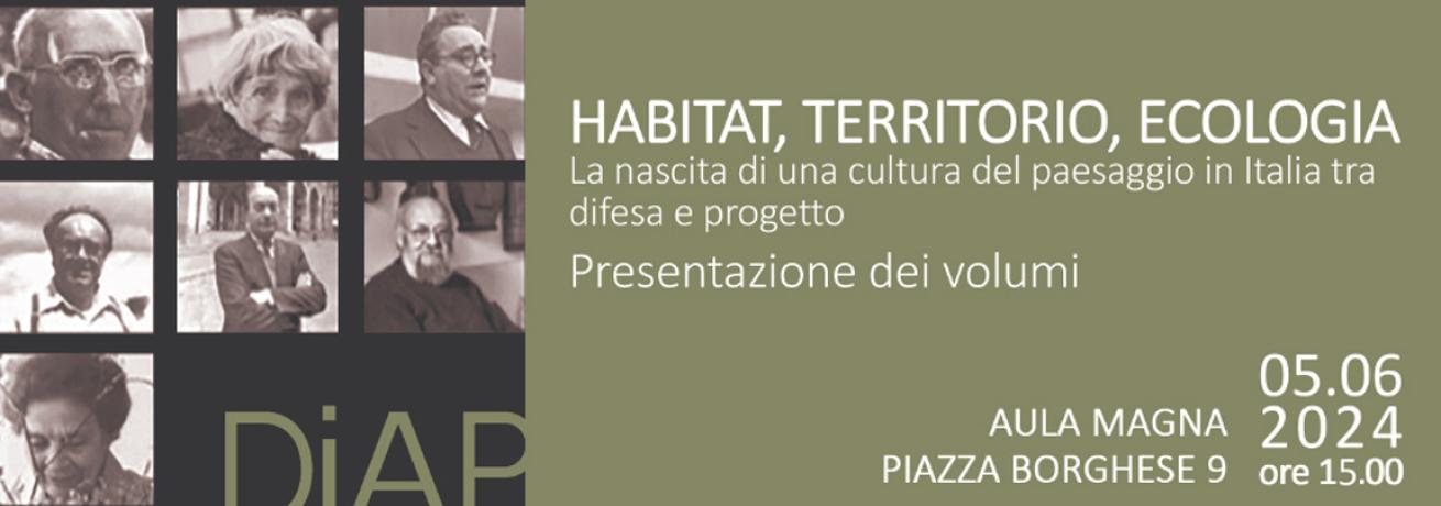 Presentazione Volumi | HABITAT,TERRITORIO,ECOLOGIA 