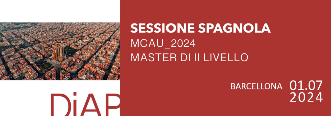 Sessione Spagnola Master MCAU