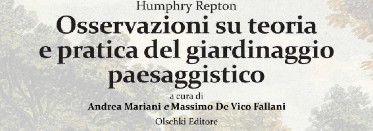 Presentazione dell'edizione italiana del libro di Humphry Repton 