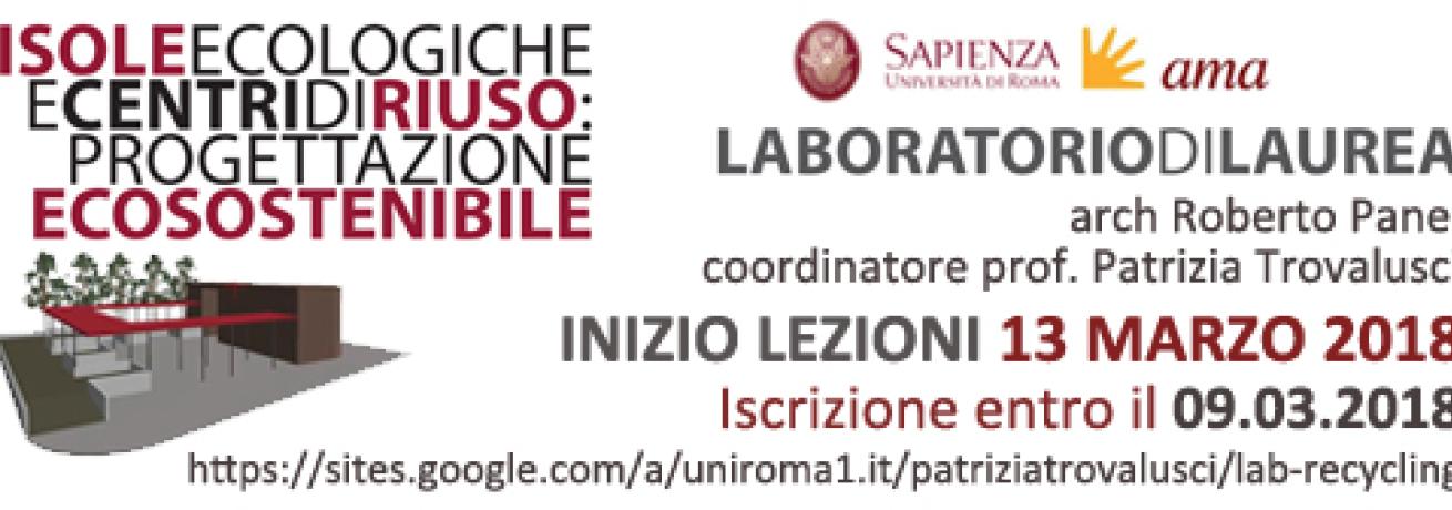 Laboratorio di Laurea LAB-RECYCLING