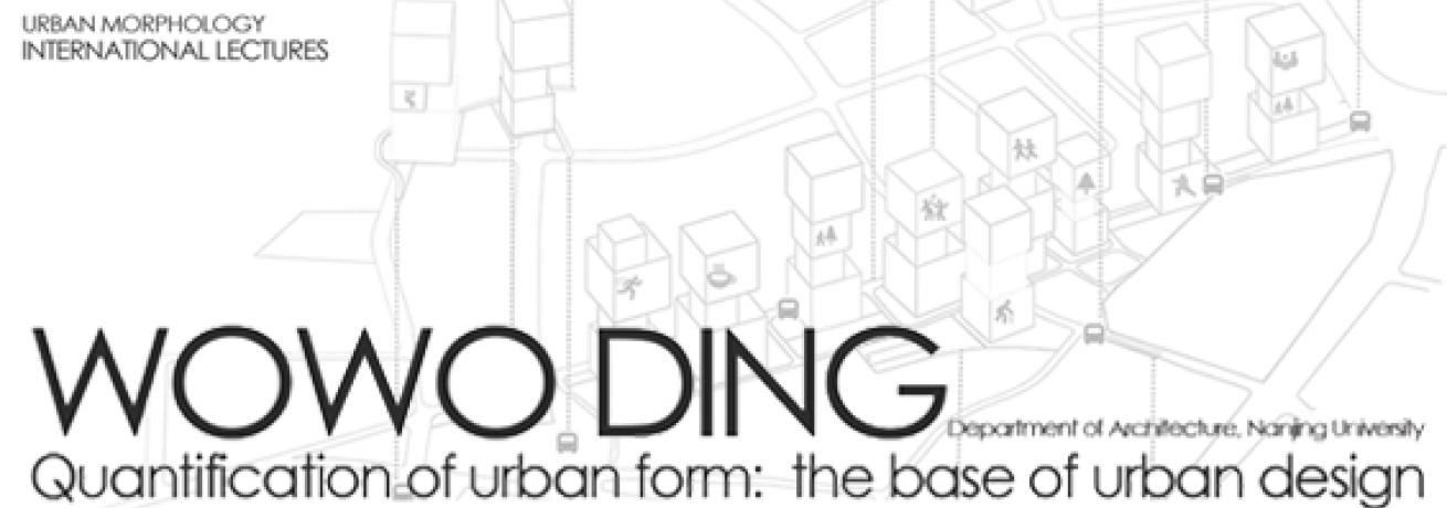 Urban Morphology INTERNATIONAL LECTURES