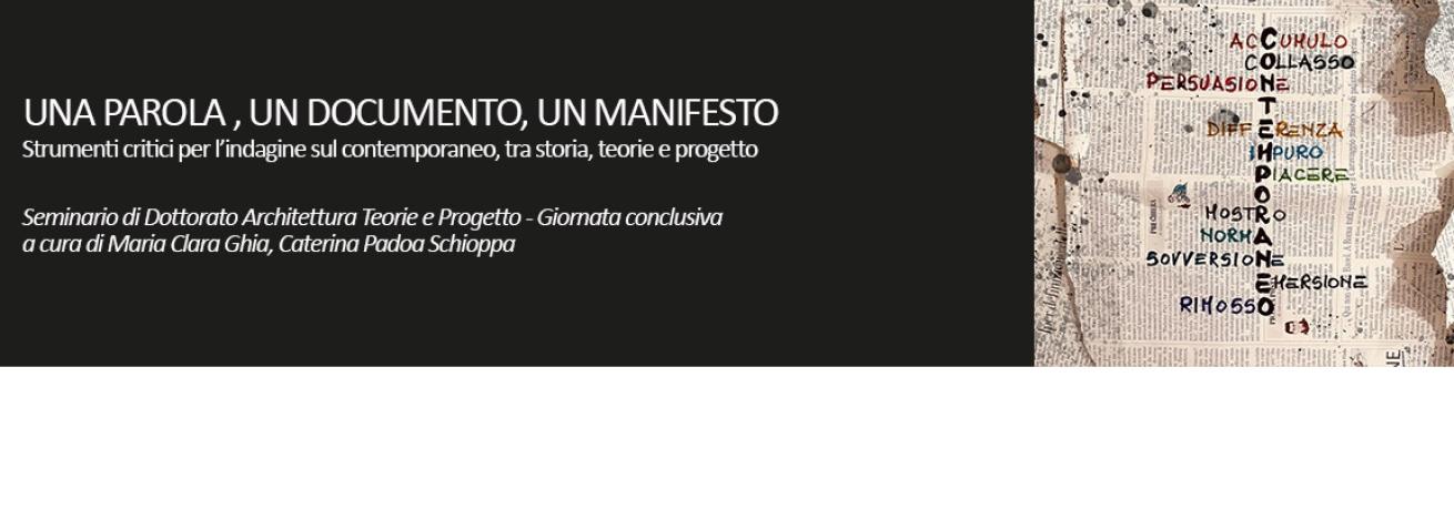 Presentazione Esiti Seminario Dottorato