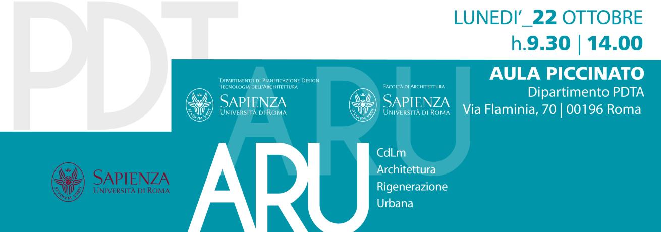 SEMINARIO DI INAUGURAZIONE DEL CORSO DI LAUREA MAGISTRALE ARU