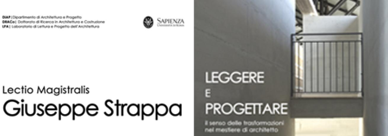 Lectio Magistralis G.STRAPPA "LEGGERE e PROGETTARE"