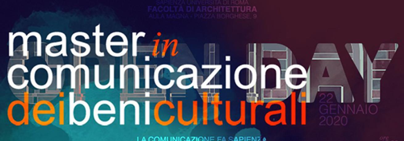 OPEN DAY Master McBEC - Comunicazione dei Beni Culturali