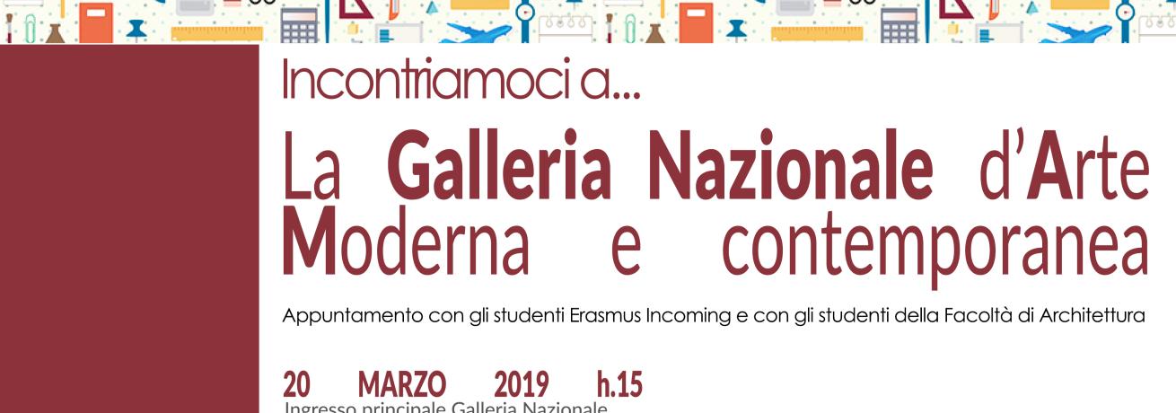 Incontriamoci alla Galleria Nazionale d’Arte Moderna e Contemporanea