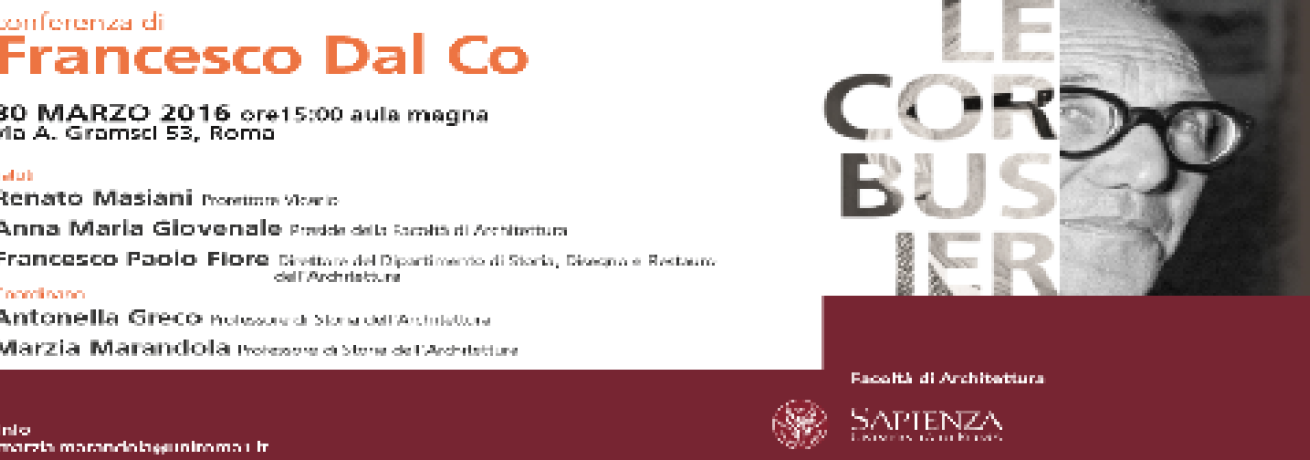 Conferenza Architettura Dal Co