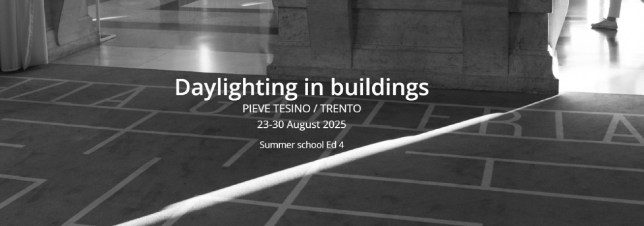 NLITED Summer School 2025 – Daylighting In Buildings