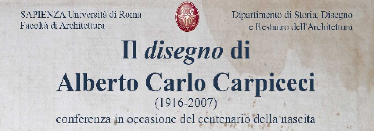 Il disegno di Alberto Carlo Carpiceci