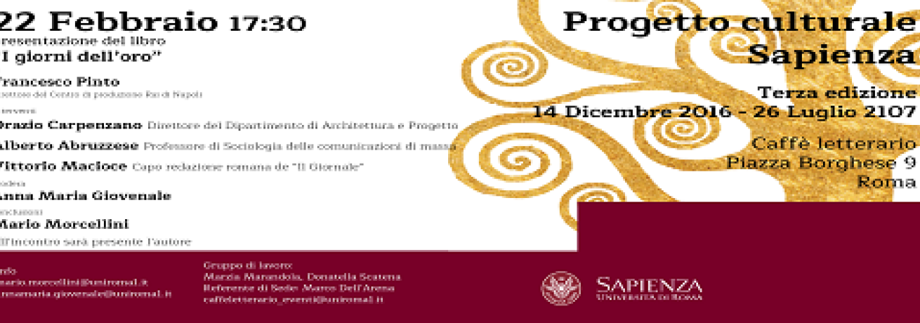 caffè letterario 22 febbraio 2017