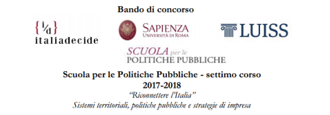 Scuola per le Politiche Pubbliche 2017-2018