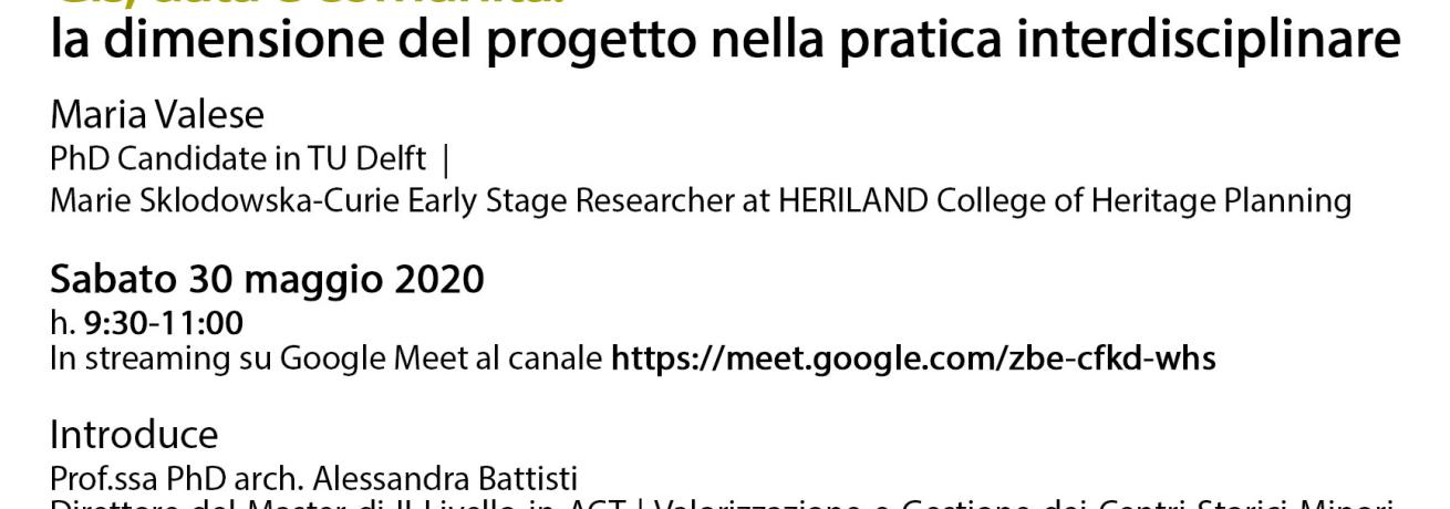 Gis, data e comunità