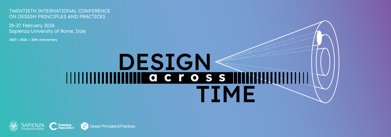 Design across Time immagine di copertina con logo Design across Time
