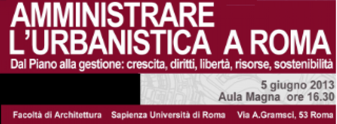 amministrare l'urbanistica a Roma