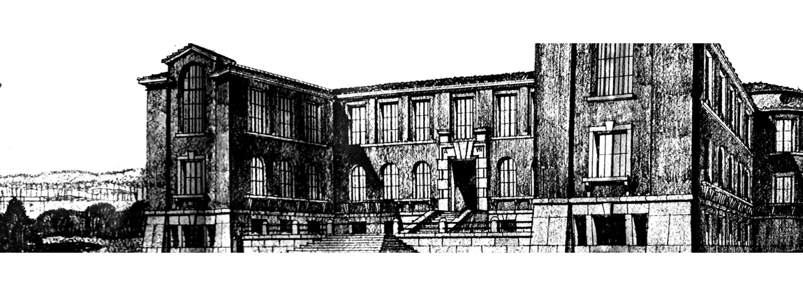 Disegno della facoltà di architettura Valle Giulia