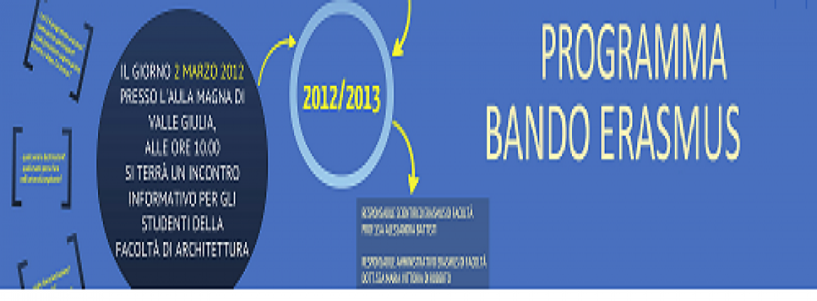 bando erasmus 2012