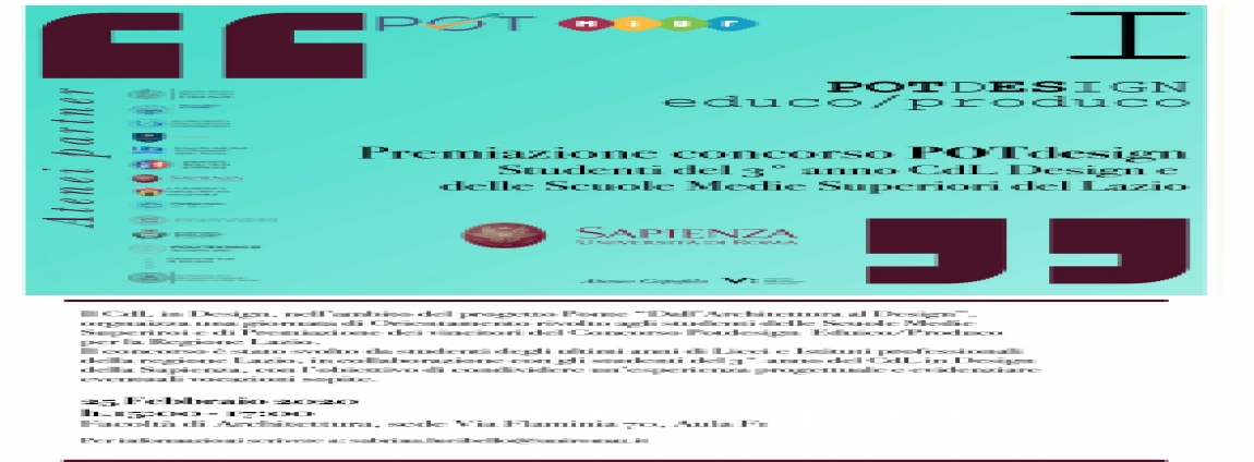 Pot design concorso Educo/Produco