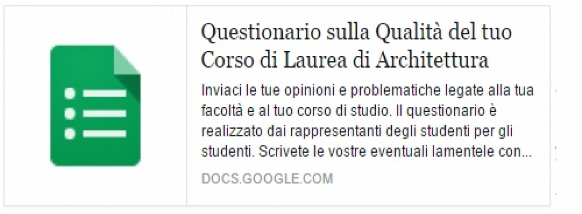 questionario studenti