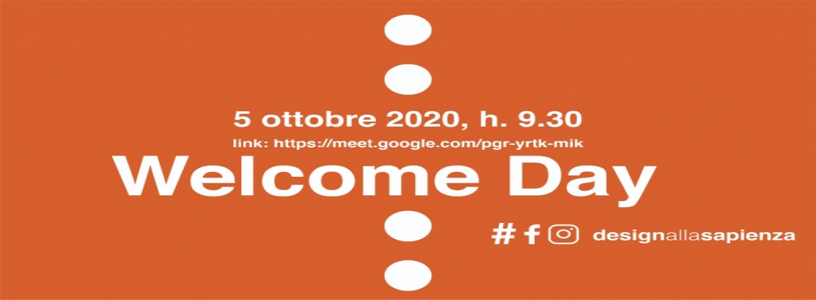 WELCOME DAY CdL Design aa 2020-21